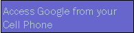 Text Box: Access Google from your Cell Phone