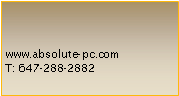 Text Box: www.absolute-pc.comT: 647-288-2882