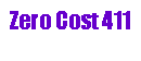 Text Box: Zero Cost 411 